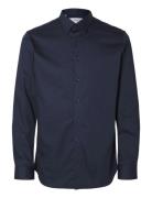 Slhslim-Performance Shirt Ls Noos Selected Homme Navy