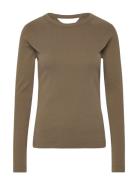 Slim Rib Keyhole R T L\S Wmn G-Star RAW Khaki