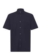 Grida Cotton Victor Shirt Ss Mads Nørgaard Blue