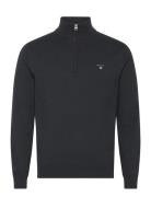 Cotton Half Zip GANT Black