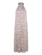 D6Fauve Python Printed Dress Dante6 Beige