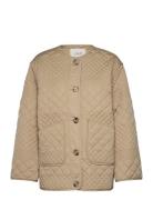 Yaslaurie Ls Padded Jacket S. Noos YAS Beige