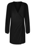 Onlalma Life Vis L/S Gina Dress Solid ONLY Black