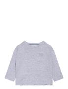 Long Sleeve Cotton T-Shirt Mango Grey