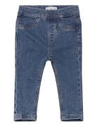 Drawstring Waist Jeans Mango Blue