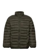 Quilted Jacket Mango Khaki