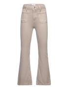 Flared Jeans With Pocket Mango Cream