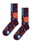 Gemini Sock Happy Socks Burgundy