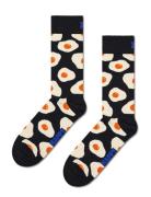 Sunny Side Up Sock Happy Socks Black