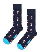 Glass Of Wine Sock Happy Socks Navy