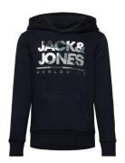 Jjluke Sweat Hood Jnr Jack & J S Navy