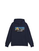 Jjpeak Sweat Hood Ln Jack & J S Navy