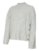 Mlbrittany Vita L/S Knit Top 2F Mamalicious Grey