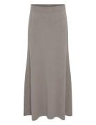 Yasfonny Hw Ankle Knit Skirt S. Noos YAS Grey