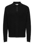 Onsleonard Life Reg 7 Polo Knit Cs ONLY & SONS Black