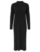 Onltess Ls Highneck Midi Dress Knt ONLY Black