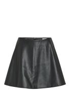 Vimathy Hw Pu Mini Skater Skirt/Ka Vila Black