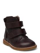 Boots - Flat - With Velcro ANGULUS Brown