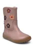 Boots - Flat - With Zipper ANGULUS Pink