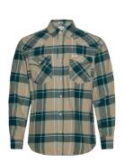 Flannel Western Shirt Wrangler Green