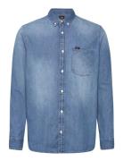 Lee Button Down Lee Jeans Blue