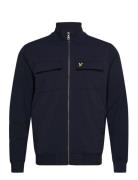 Hybrid Zip Track Jacket Lyle & Scott Navy