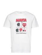 Cartoon T-Shirt Makia White