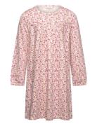 Nightdress Ls Aop Minymo Pink