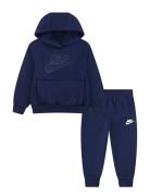 Nike Sportswear Futura Pullover Hoodie And Pants Set Nike Navy