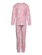 Two Piece Pyjamas Pink Lama Geggamoja Pink