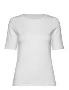 Women Bamboo S/S T-Shirt Slim Fit URBAN QUEST White