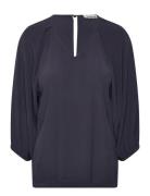 Slvalize Blouse 3/4 Soaked In Luxury Navy