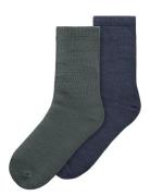 Nkmwak Wo/Bl 2P Sock Name It Navy