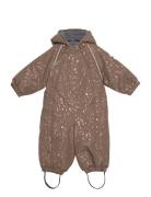 Polyester Baby Suit - Glitter Mikk-line Brown