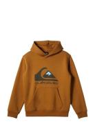 Big Logo Hoodie Youth Quiksilver Brown