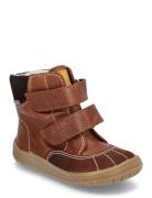 Boots - Flat - With Velcro ANGULUS Brown