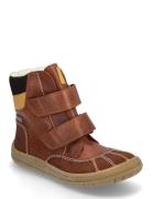 Boots - Flat - With Velcro ANGULUS Brown