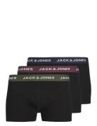 Jacaron Solid Trunks 3 Pack Jnr Jack & J S Black