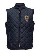 Trenton Quilted Vest Morris Navy