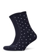 Th Women Sock Dot 2P Tommy Hilfiger Blue