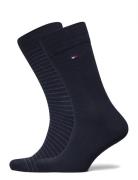 Th Men Small Stripe Sock 2P Tommy Hilfiger Blue