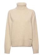 W. Lambswool Knit Turtle HOLZWEILER Beige