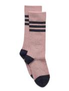 Merle Glitter Knee Socks Mp Denmark Pink