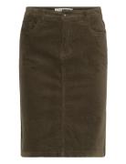 Pzsally Short Skirt Pulz Jeans Khaki