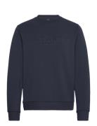 Hs Embossed Crew Hackett London Navy