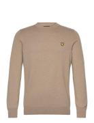 Cotton Merino Crew Neck Jumper Lyle & Scott Beige