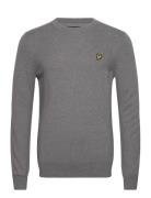 Cotton Merino Crew Neck Jumper Lyle & Scott Grey