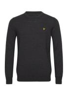 Cotton Merino Crew Neck Jumper Lyle & Scott Grey