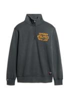 Track & Field Graphic Half Zip Superdry Grey