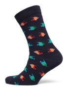 Happy Animal Bamboo Sock Lindbergh Blue